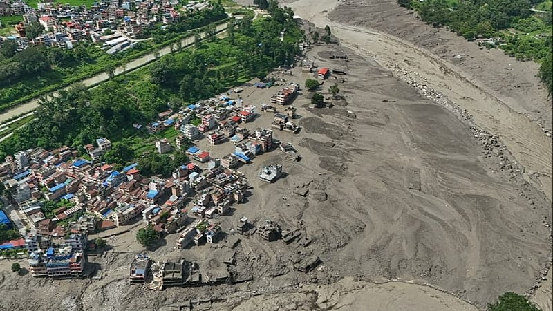 Flash Flood Sweeps Nepal-Tibet Border Region, Killing at Least 19 and Leaving Hundreds of Travellers Unaccounted For