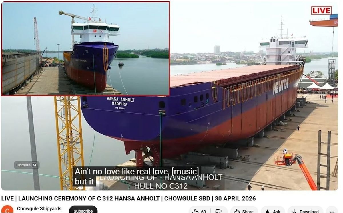 Viral Video of Ship Launch Is From Indian Shipyard, Not Lake Victoria — Fact Check Debunks Kenya Claim