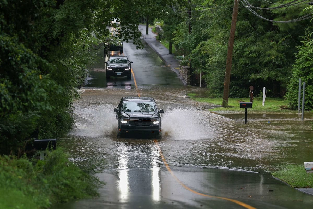 Torrential Weekend Storm Inundates Connecticut With Nearly 7 Inches of Rain