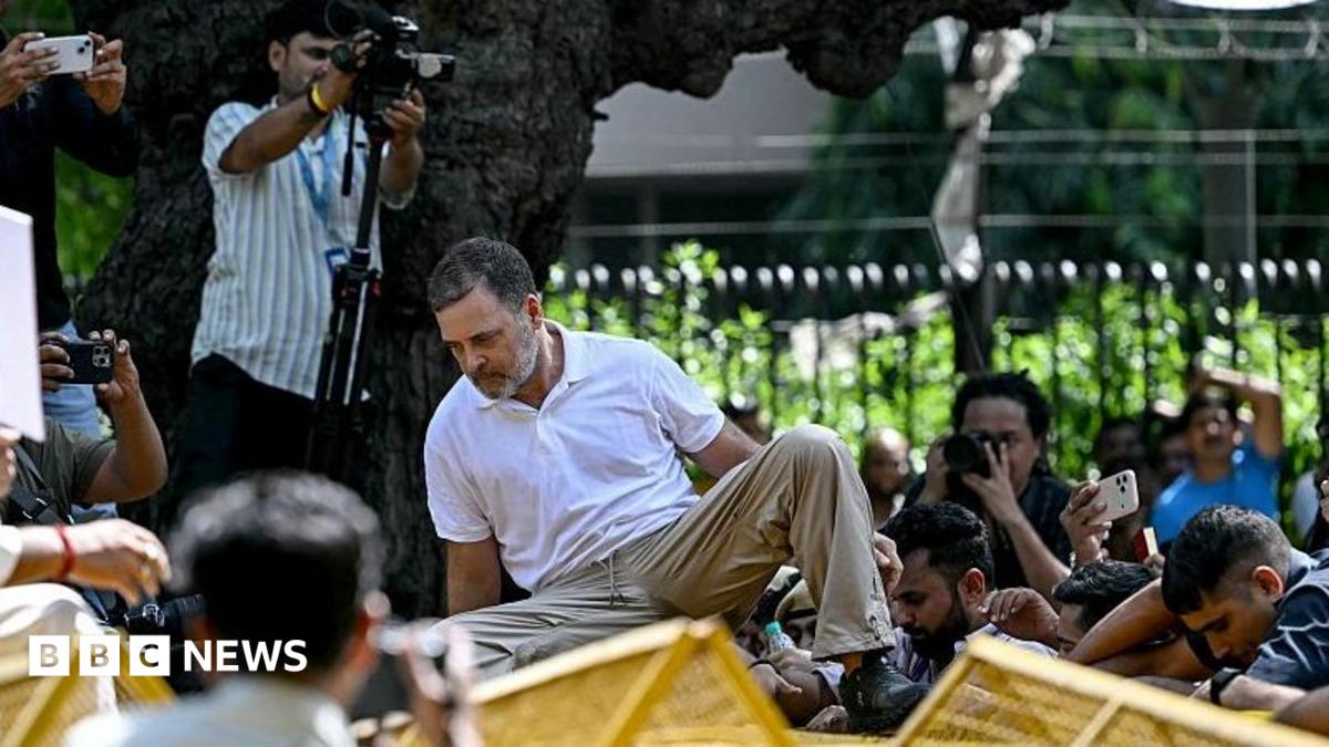 Indian Opposition Lawmakers Detained During Protest Demanding Election Chief's Resignation