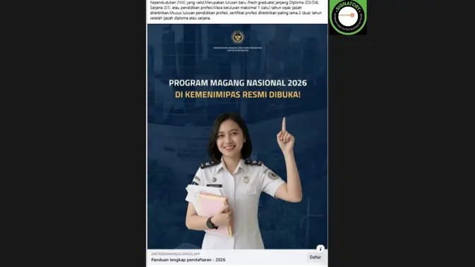 Beredar Tautan Magang Nasional Kemenimipas 2026, Ini Hasil Verifikasinya