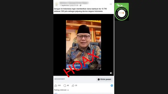 Uji Forensik Klaim Video Bantuan Finansial Pekerja Migran Mengatasnamakan Menteri P2MI