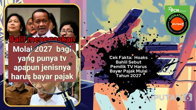 Pajak TV 2027: Verifikasi Pernyataan Bahlil Soal Kewajiban Pemilik