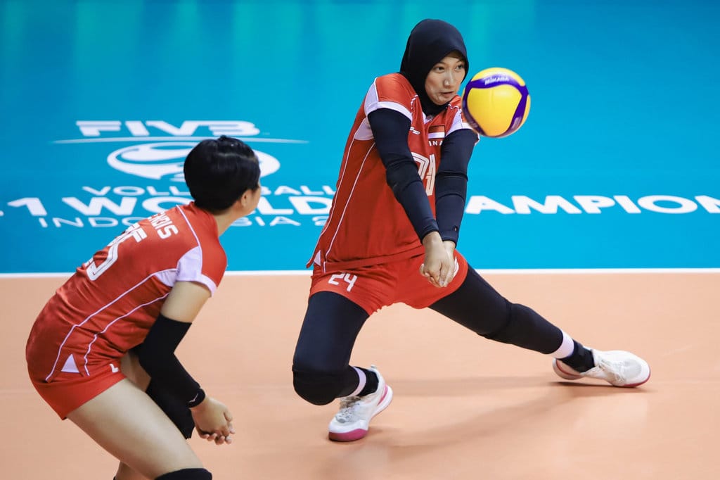 14 Pemain Timnas Voli Putri Indonesia Tantang Korea di Jecheon
