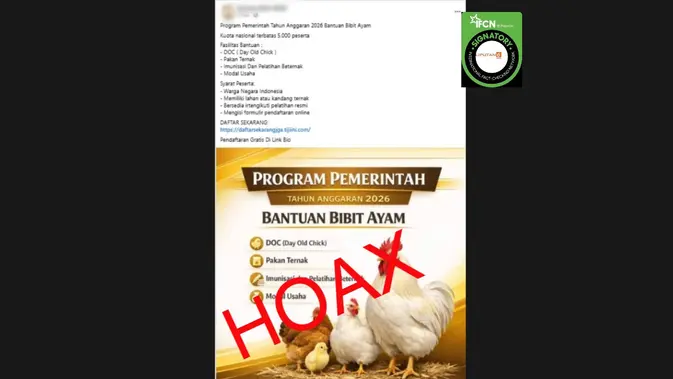 Investigasi Forensik Tautan Pendaftaran Bantuan Bibit Ayam Anggaran 2026