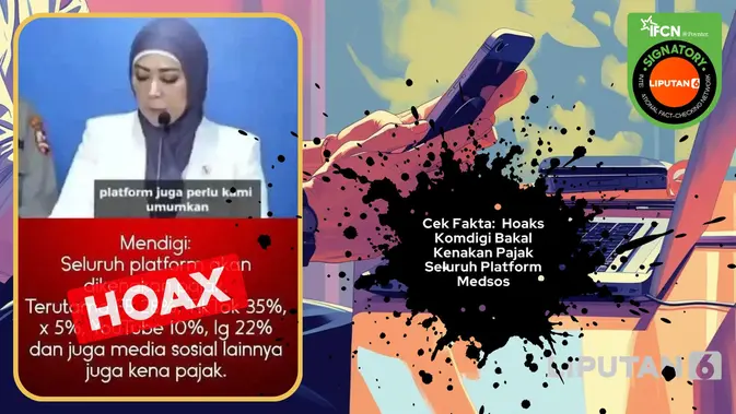 Verifikasi Klaim Komdigi Kenakan Pajak bagi Seluruh Platform Medsos