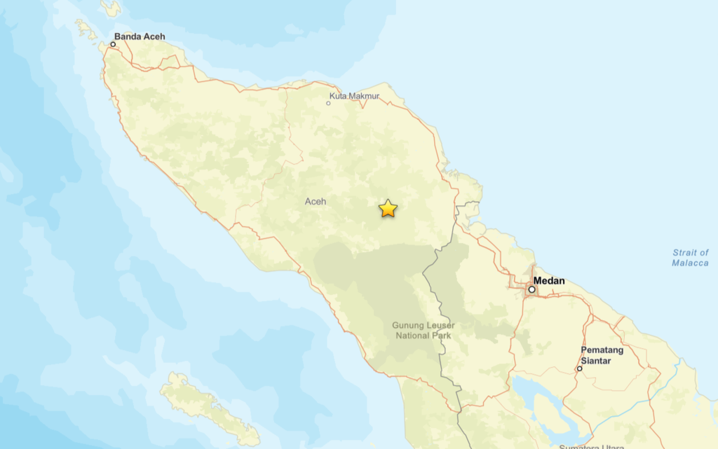 Gempa Magnitudo 5,6 Guncang Aceh, Getaran Terasa hingga Medan
