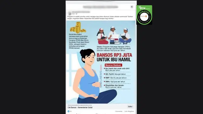 Verifikasi Klaim Link Pendaftaran Bansos Ibu Hamil di Media Sosial
