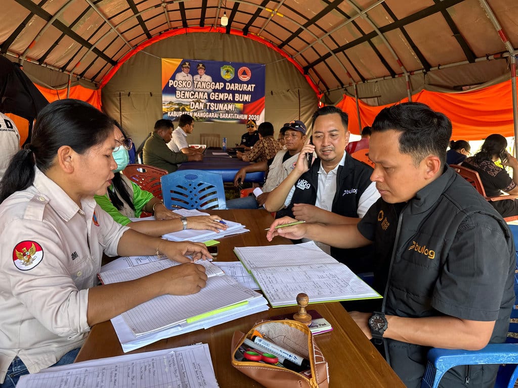 Serikat Karyawan BULOG Salurkan Bantuan bagi Korban Gempa Manggarai Barat