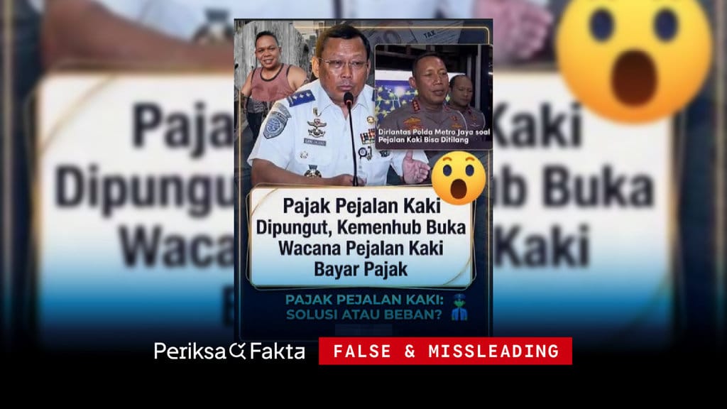 Kemenhub Tegaskan Tidak Ada Wacana Pajak untuk Pejalan Kaki