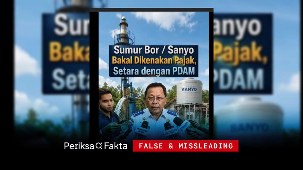 Pajak Air Tanah Hanya untuk Kegiatan Usaha, Bukan Sumur Bor Pribadi