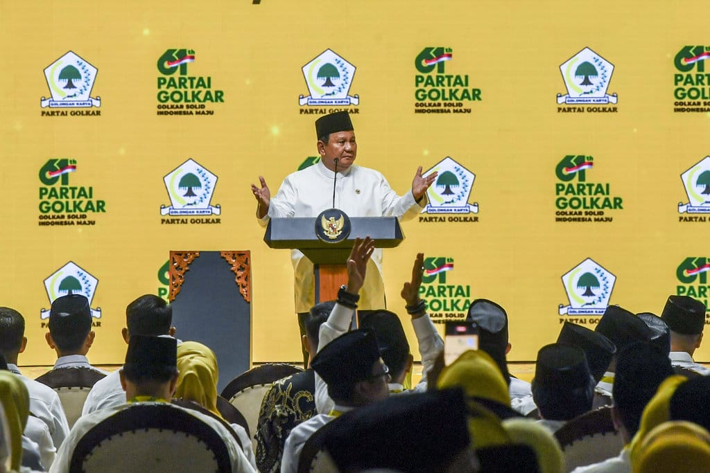 Golkar Tetapkan Prabowo Capres 2029, Cawapres Belum Diputuskan