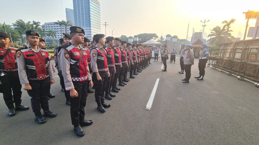 Polisi Siagakan 18.504 Personel Amankan Aksi Demo di Jakarta Pusat