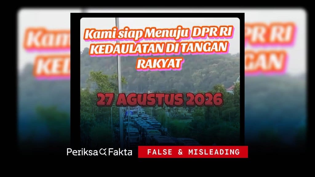 Video Bus ke DPR RI Bukan Rekaman Demo 27 Agustus 2026