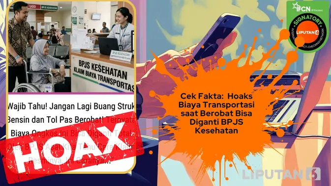 Cek Fakta: Klaim Penggantian Biaya Transportasi Berobat oleh BPJS