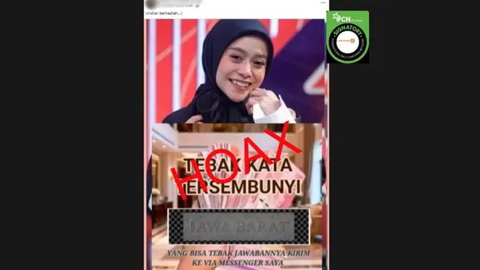 Cek Fakta: Klaim Lesti Kejora Gelar Undian Berhadiah Ternyata Menyesatkan