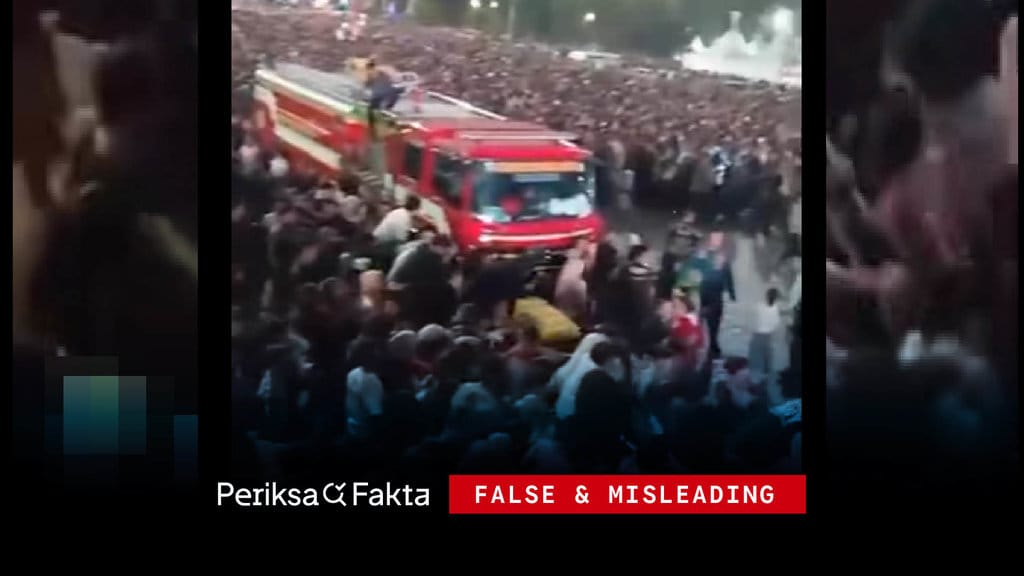 Salah, Video Kerumunan Malam Pra-Demo 27 Agustus Ternyata Pesta HUT RI