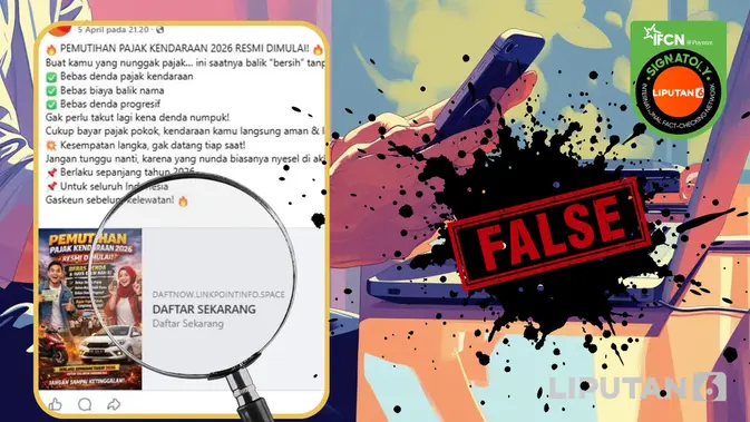 Pendaftaran Pemutihan Pajak Kendaraan 2026: Investigasi Forensik terhadap Klaim Digital Palsu