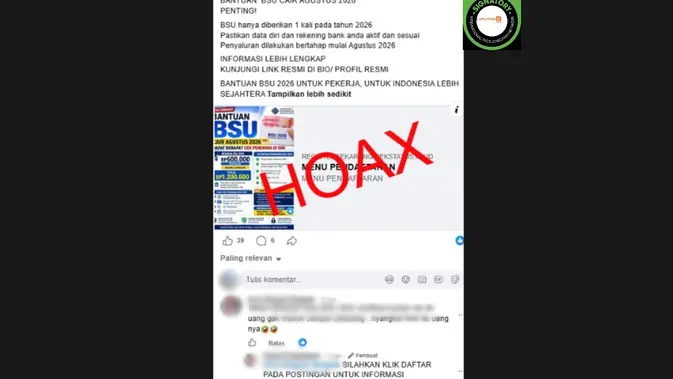 Viral Pendaftaran BSU Cair Agustus 2026, Ini Hasil Verifikasi