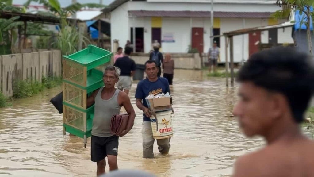 Banjir Rendam Sembilan Kecamatan di Aceh Tamiang