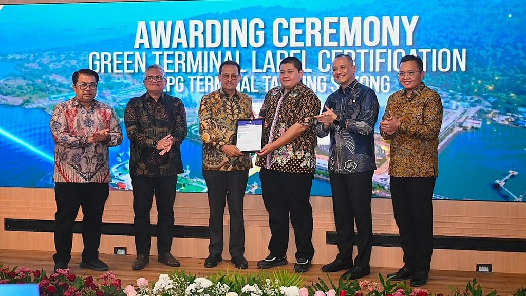 Terminal LPG Pertamina Raih Sertifikasi Hijau Pertama di Dunia