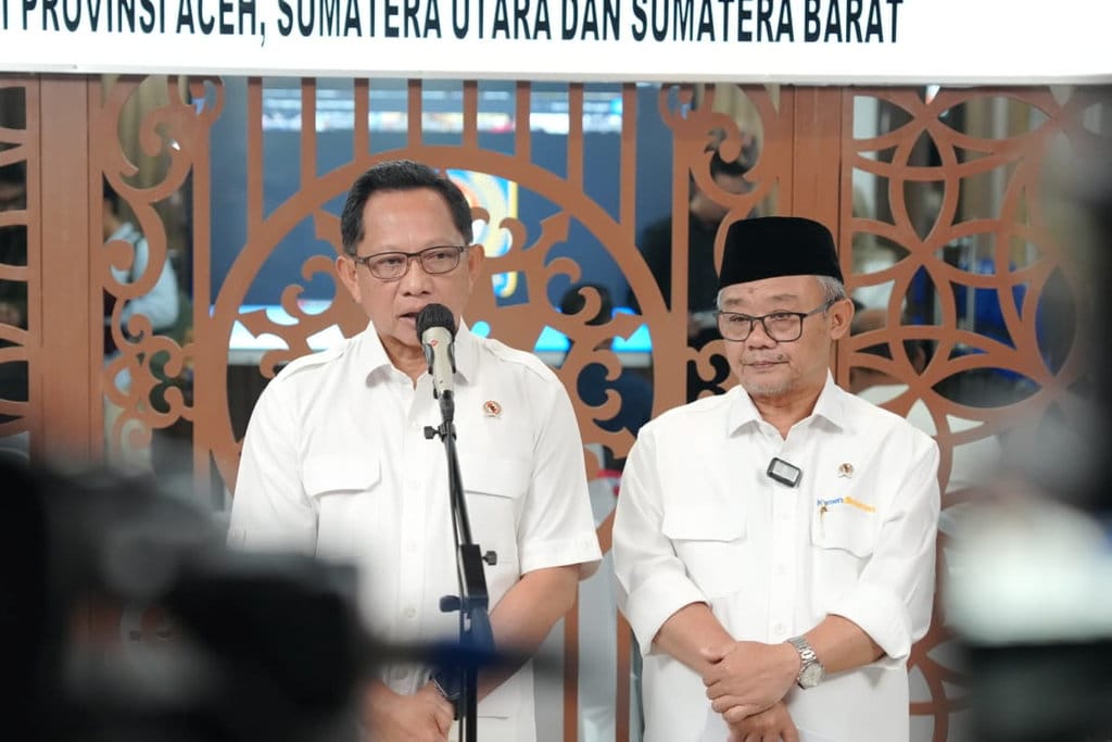 Mendagri Tito Pastikan Update Rehab-Rekon Sumatra Digelar Tiap Pekan