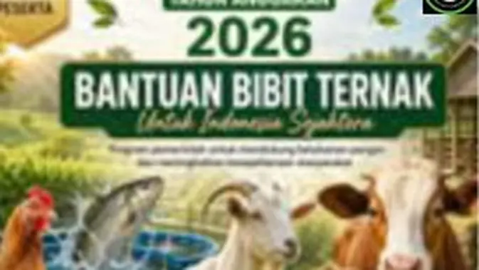 Klaim Foto Bantuan Bibit Ternak 2026 Dipastikan Hoaks