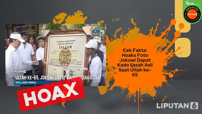 Investigasi Forensik Foto Hadiah Ijazah Asli Ulang Tahun Joko Widodo