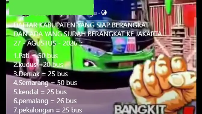 Verifikasi: Klaim Kabupaten Siap Berangkat ke Jakarta Belum Terbukti