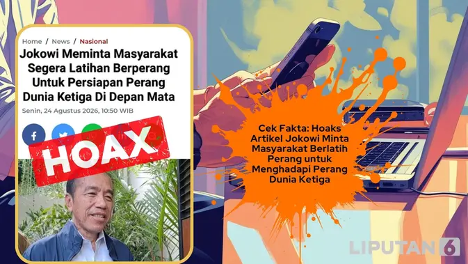 Verifikasi Klaim Instruksi Presiden Joko Widodo Terkait Latihan Perang Hadapi PD3