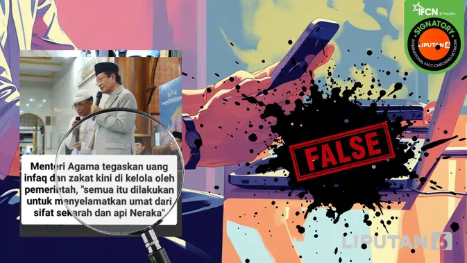 Cek Fakta: Klaim Menag Soal Zakat Dikelola Pemerintah Demi Selamatkan Umat