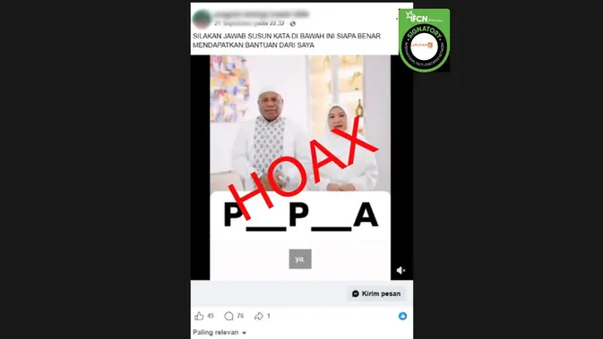 Investigasi Forensik Video Kuis Bantuan Mengatasnamakan Mathius D Fakhiri