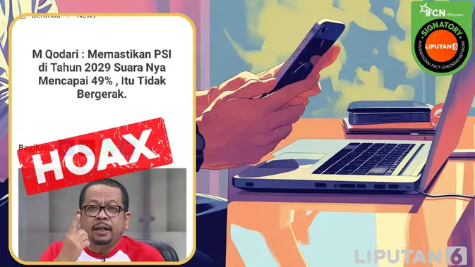Klaim Suara PSI 49 Persen 2029 Tidak Berdasar Data