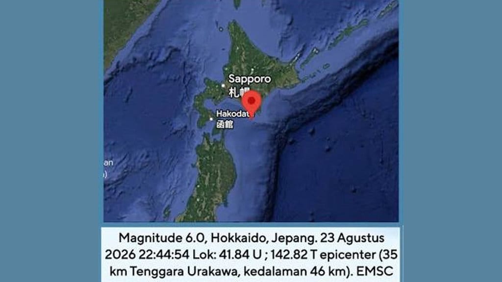 Gempa Magnitudo 5,9 Guncang Jepang, 37 Warga Terluka