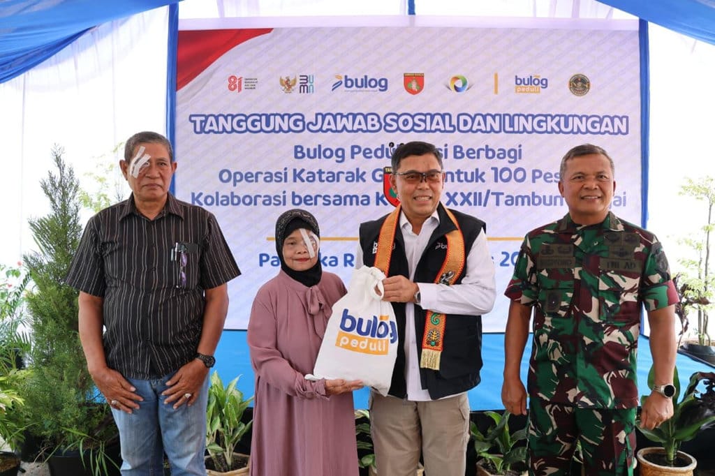 Operasi Katarak Gratis BULOG dan Kodam XXII di Palangka Raya