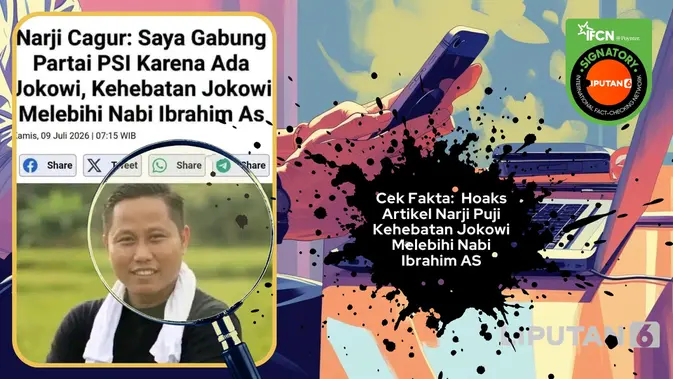 Verifikasi Video Narji Memuji Jokowi Melebihi Nabi Ibrahim AS