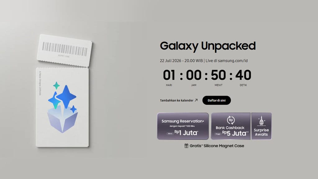 Samsung Galaxy Unpacked 2026: Bocoran Jadwal, Perangkat Baru, dan Link Nonton