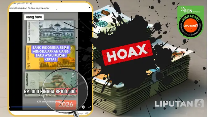 Klaim Penampakan Uang Baru BI Terbantahkan, Hasil Verifikasi Menunjukkan Rekayasa