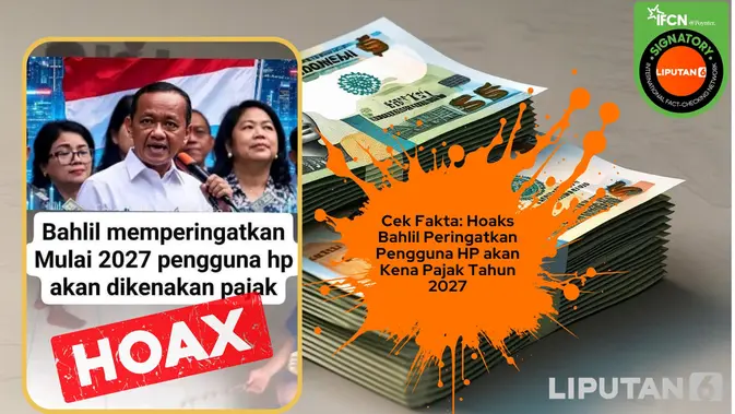 Verifikasi Klaim Pajak Pengguna HP 2027 Bahlil