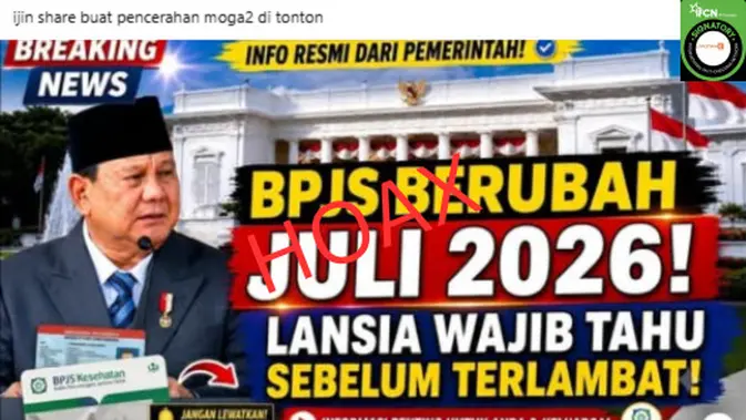 Verifikasi Klaim Video Aturan BPJS Kesehatan Berubah Juli 2026