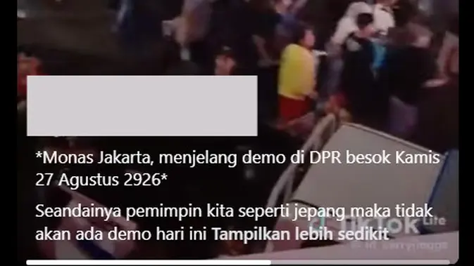Malam di Monas Jelang Demo 27 Agustus: Benarkah Video Itu Nyata?