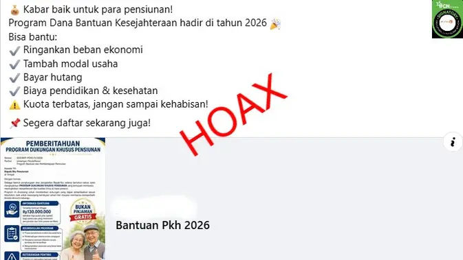 Link Bantuan Pensiunan Taspen 2026 Terbukti Hoaks, Waspada Penipuan