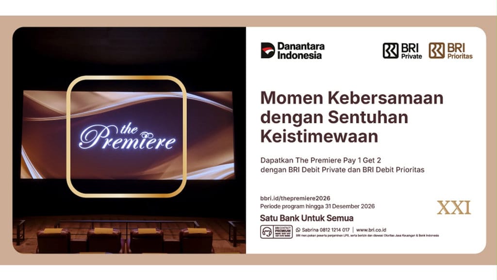 Promo Tiket Bioskop BRI untuk Nasabah Private dan Prioritas