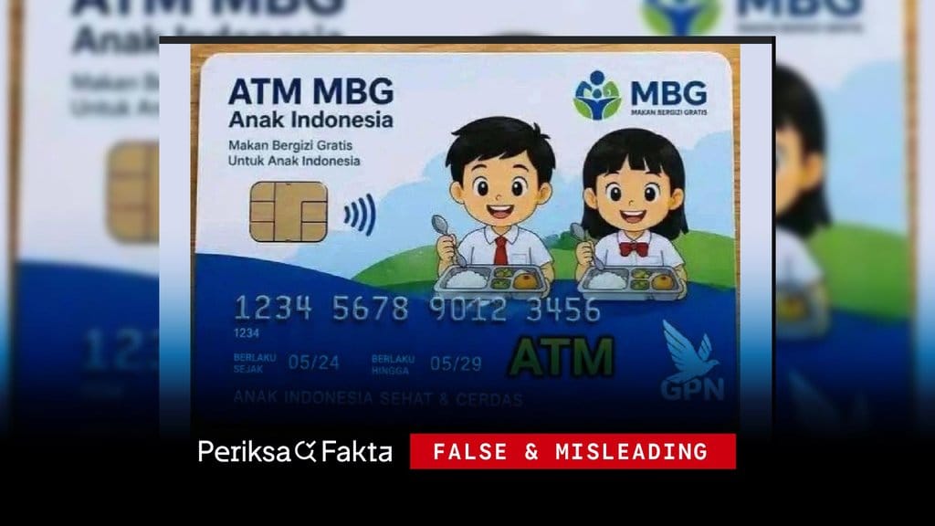 Foto Kartu ATM MBG Viral Terbukti Rekayasa AI, Bukan Program Resmi