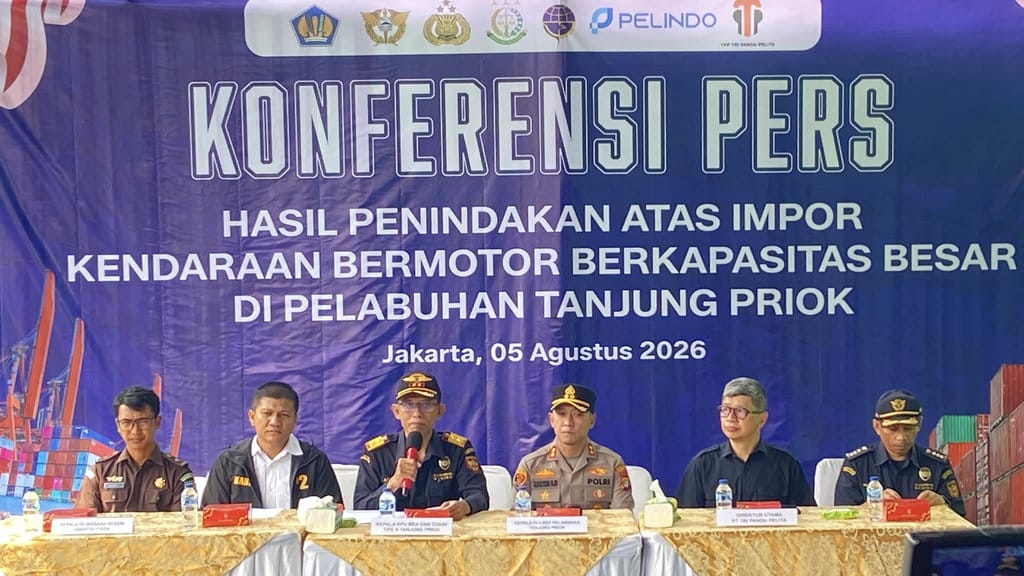 Bea Cukai Sita Lima Harley-Davidson Bekas dan 20 Rangka