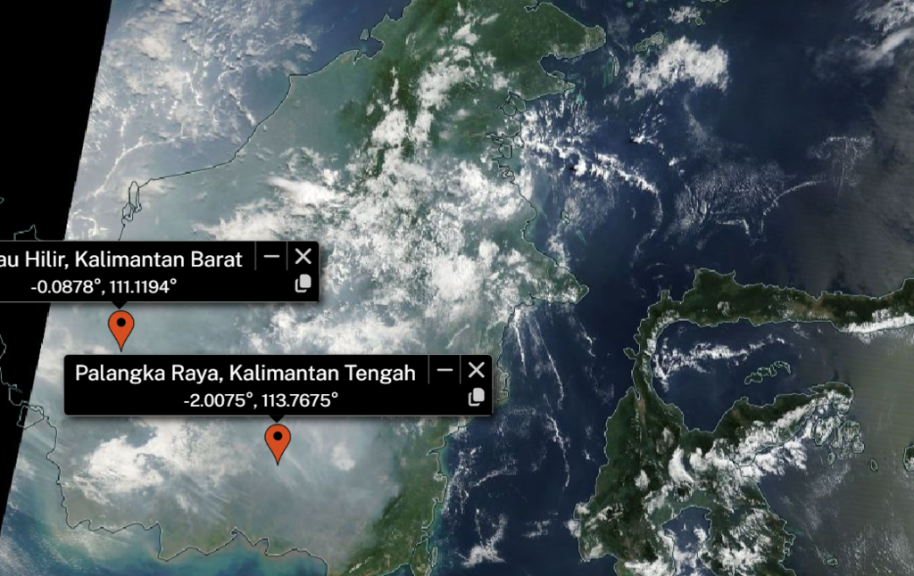 Verifikasi: NASA Worldview Terbukti Bisa Pantau Karhutla Kalimantan