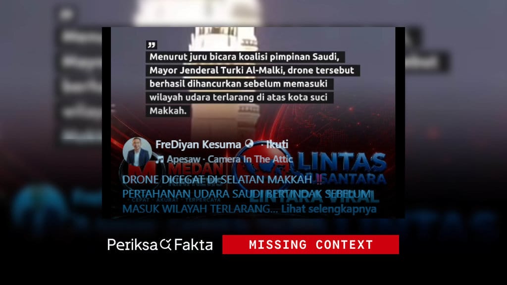 Klaim Video Cegatan Drone di Makkah Diperiksa, Rekaman Lama Dipakai Ulang