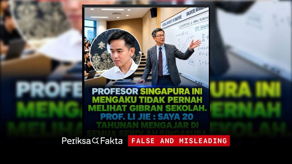 Klaim Profesor Singapura soal Gibran Terindikasi Manipulasi AI