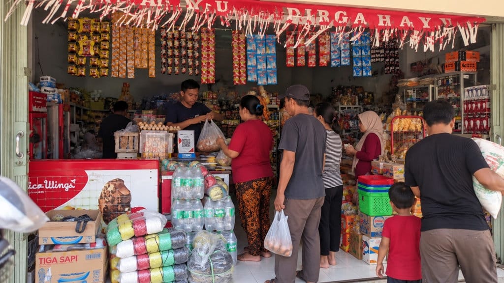 KUR BRI Dorong Kios Kecil Fitriani Jadi Grosir Sembako