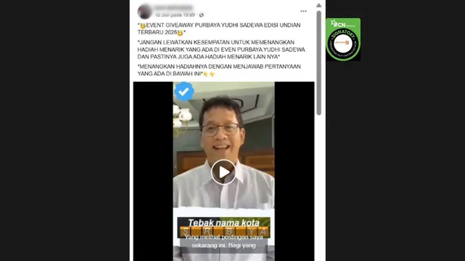 Muncul Klaim Video Menkeu Adakan Kuis Tebak Kota, Benarkah?